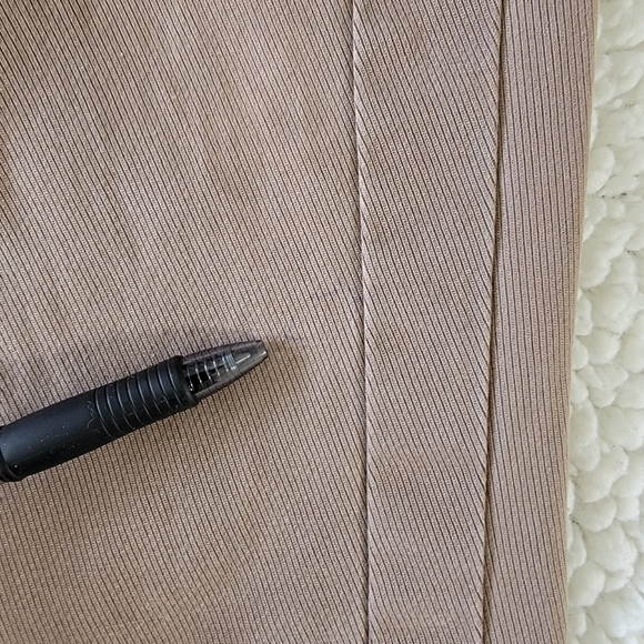 Anthropologie Ona Skinny Leg Utility Pants Cropped Button Ankle Tan Size 27 - Picture 16 of 16